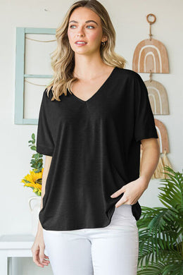 Heimish V-Neck Short Sleeve T-Shirt