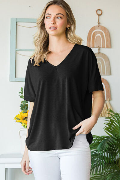 Heimish V-Neck Short Sleeve T-Shirt