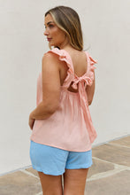 Load image into Gallery viewer, Be Stage Woven Top in Peach