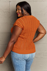 Sew In Love Preppy Casual Knit Sweater Vest