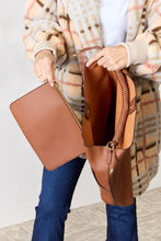 Load image into Gallery viewer, SHOMICO Vegan Leather Handbag with Pouch