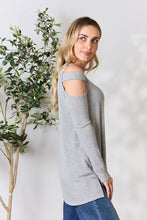 Load image into Gallery viewer, Hailey &amp; Co Cutout Cold Shoulder Long Sleeve Top